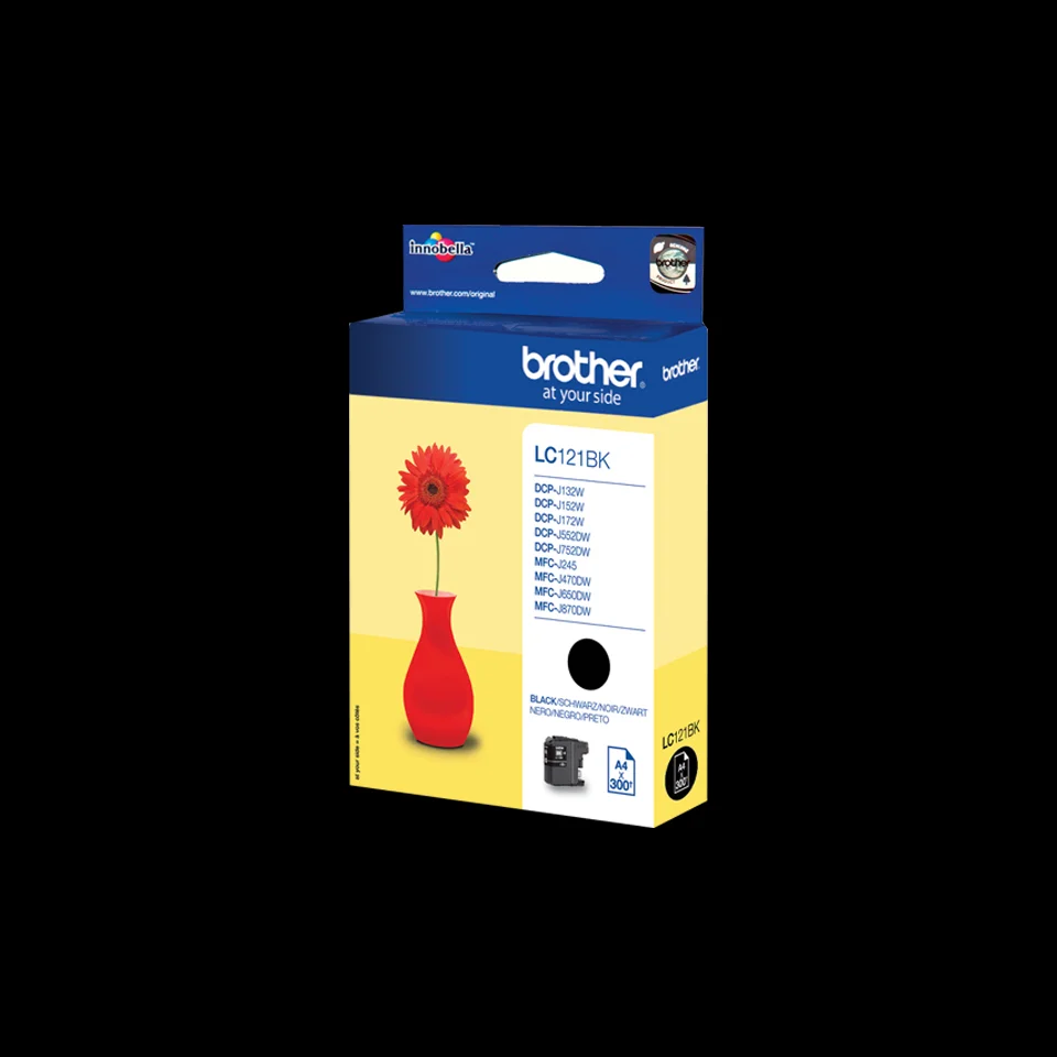 Tinteiro de Tinta Original Brother Lc-121bk Preto 