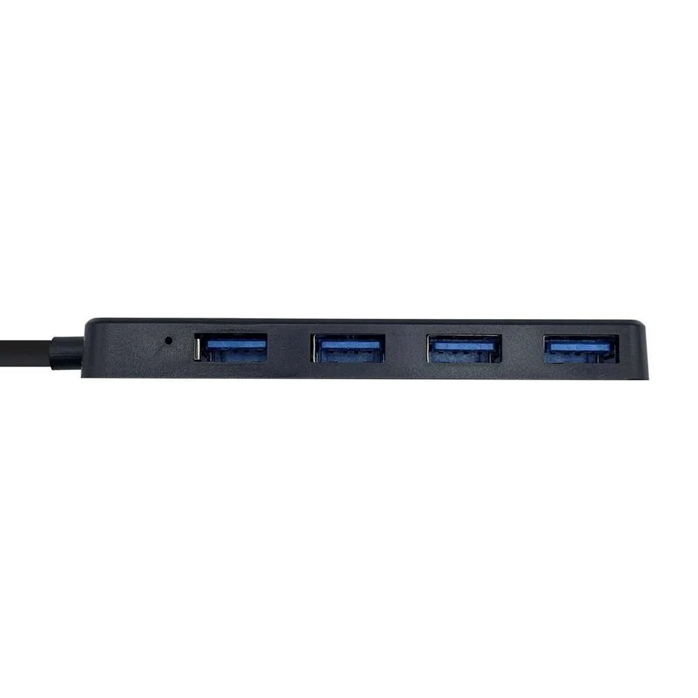 HUB 4 PUERTOS USB 3.2 AISENS 5000MBIT/S NEGRO