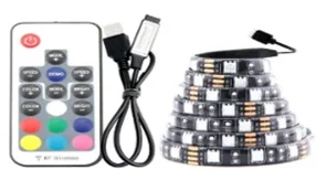 Cinta LED RGB Usb 5m Con Mando