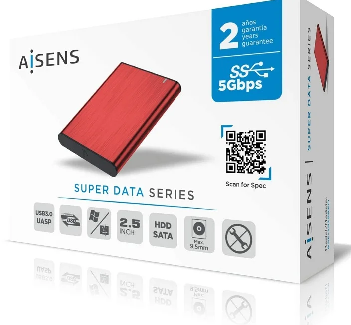 Caixa Externa P/ Disco 2.5" Usb 3.0 - Aisens