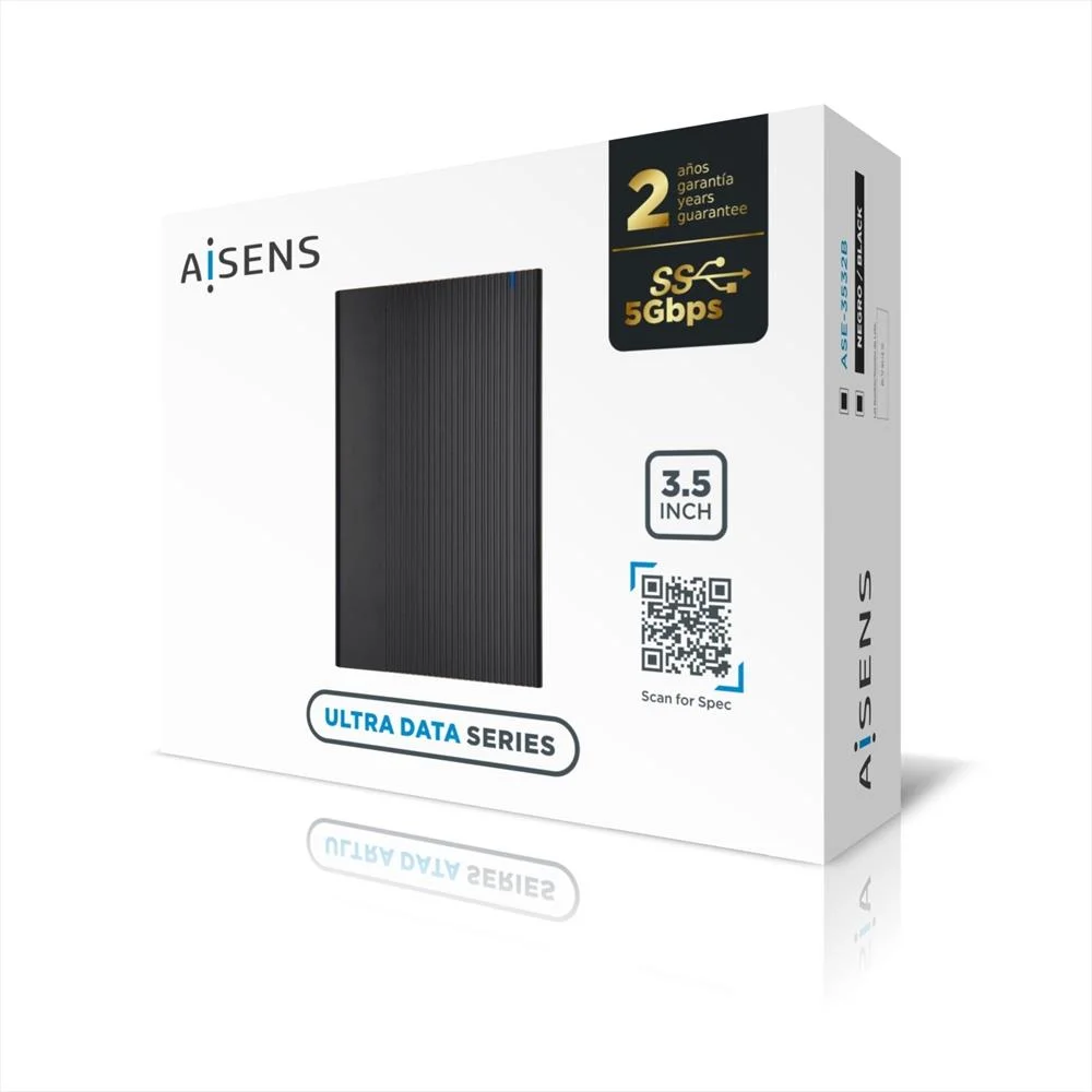 Caixa Externa p/ Disco 3.5" USB 3.1 - AISENS