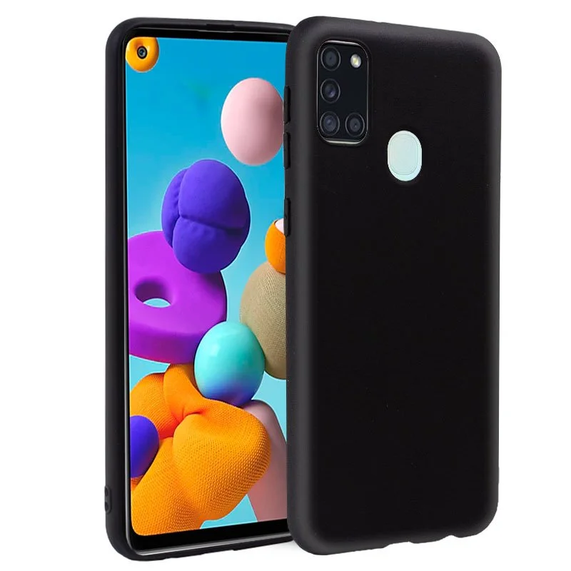 Capa Silic. Samsung A217 Galaxy A21s (preto)