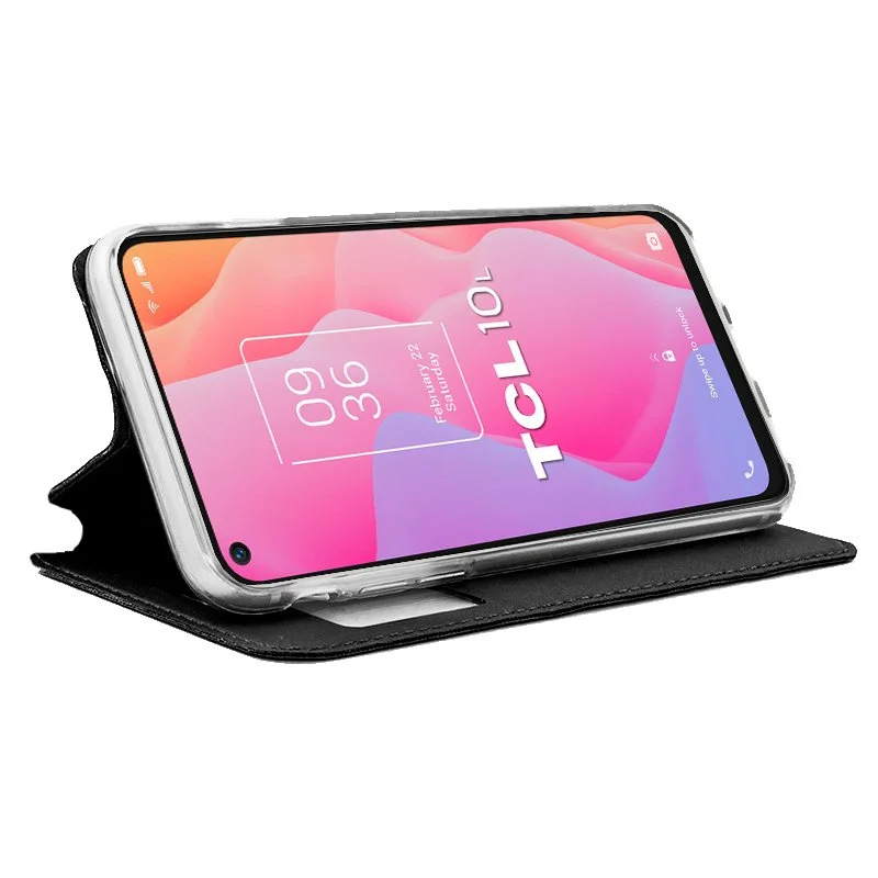 Cool Flip Cover para Tcl 10l Smooth Black