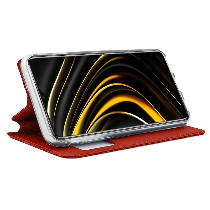 Capa Flip Cover Xiaomi Pocophone M3 Liso Verm.
