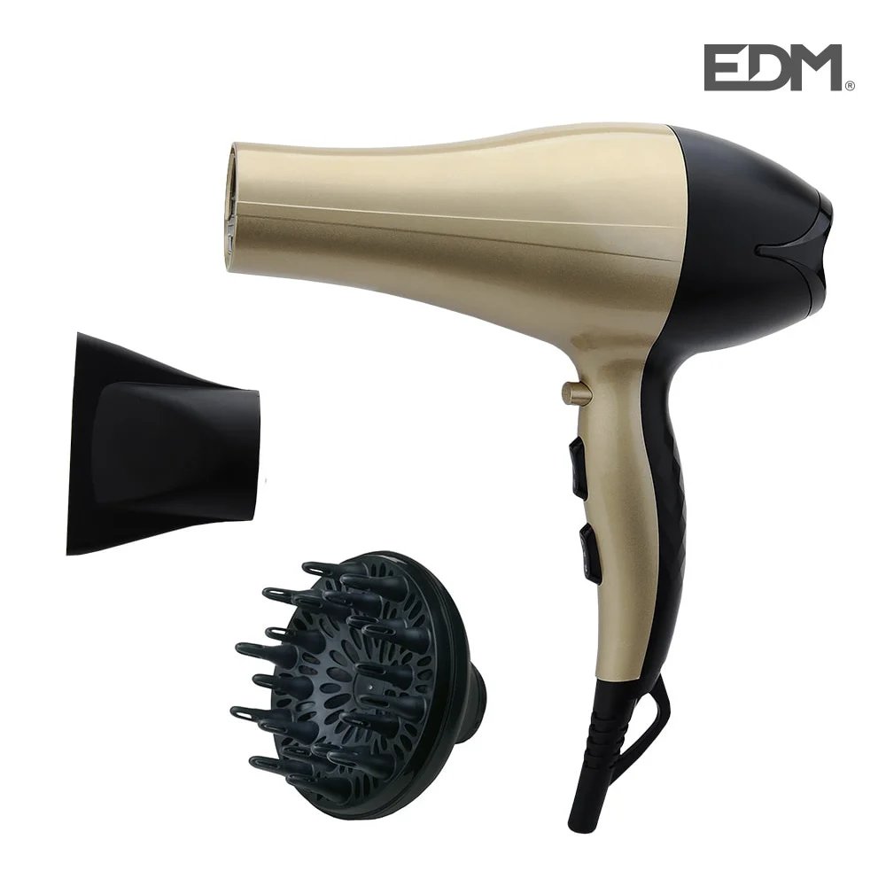 Secador De Cabelo Com Difusor Iónico 2200-2400w