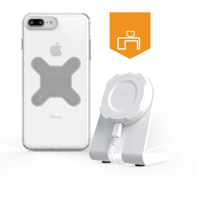 Exelium - Capa de Proteção Magnetizada para Carregamento Sem Fios - Iphone® 8+ - Transparente