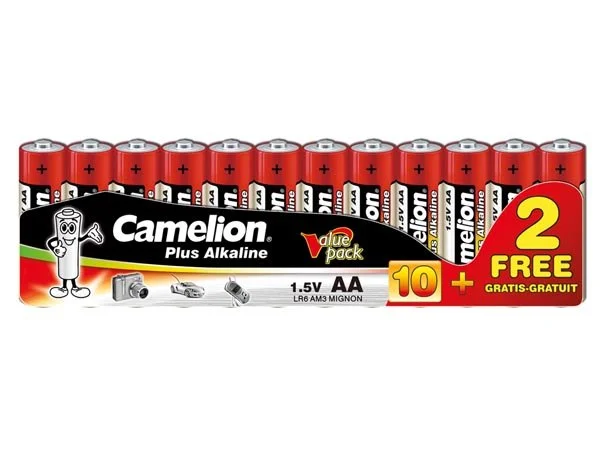 Pack Promocional Pilhas Alcalinas AAA (10+2 Unids.