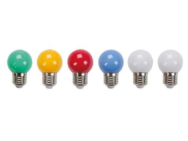 Lâmpadas LED Coloridas - 10 Unidades