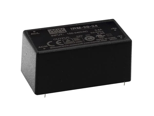 Mean Well - 1 Saída 20 W Tipo Encapsulada - 24 V