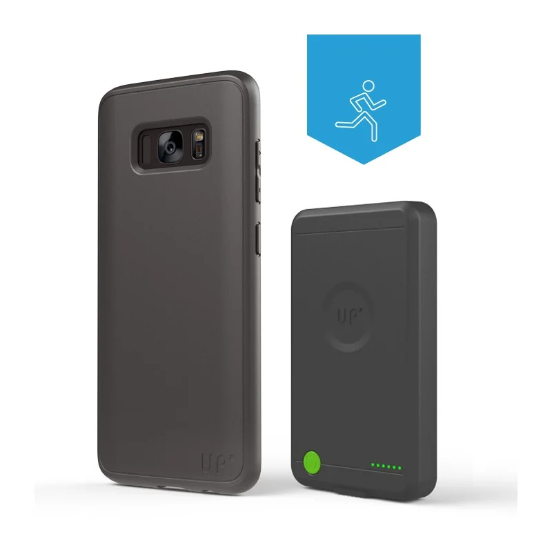 Exelium - Capa de Proteção Magnetizada para Carregamento Sem Fios - Samsung® Galaxy S8 Plus -  Preto