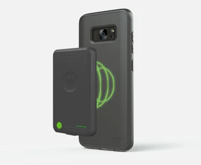 Exelium - Capa de Proteção Magnetizada para Carregamento Sem Fios - Samsung® Galaxy S8 Plus -  Preto