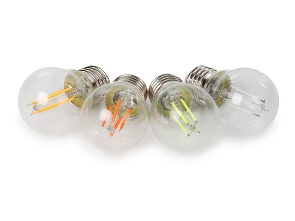 Pack 4x Lâmpadas de Filamento LED E27 G45 4.5w