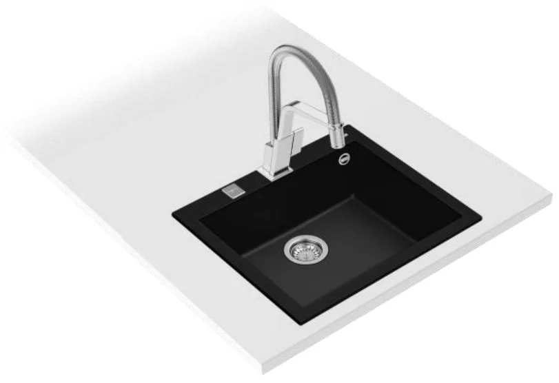 Sink Inset Forsquare 50.40 Tg Czarny