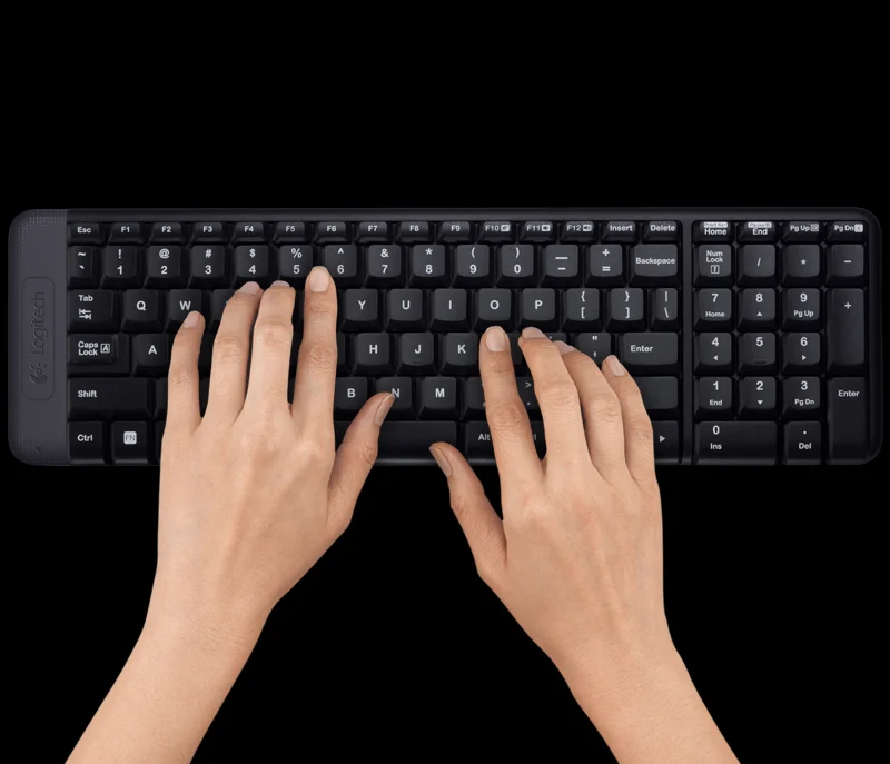 Logitech Mk220 Keyboard Rf Wireless Qwerty International Eer Black