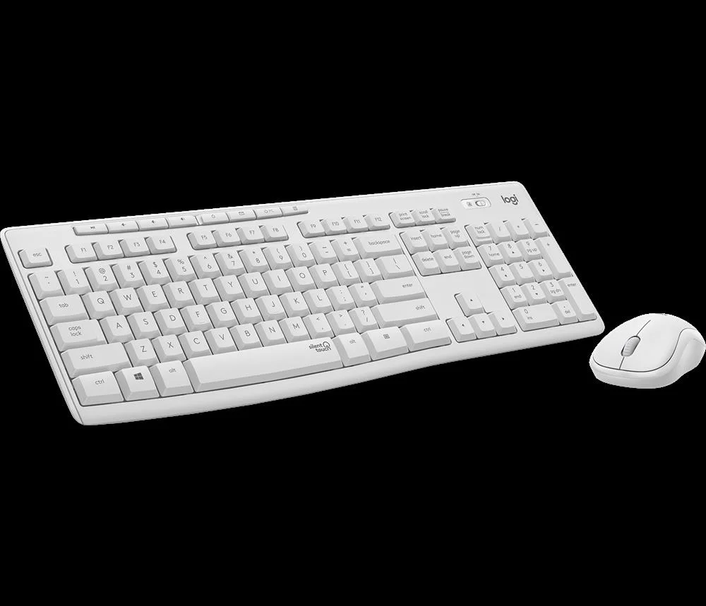 Logitech Mk295 Silent Wireless Combo Keyboard Rf Wireless Qwerty Us International White