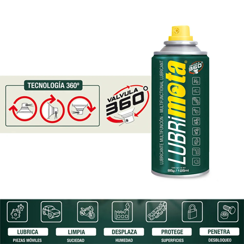 Spray Lubrificante Lubrimota 125ml 85gr