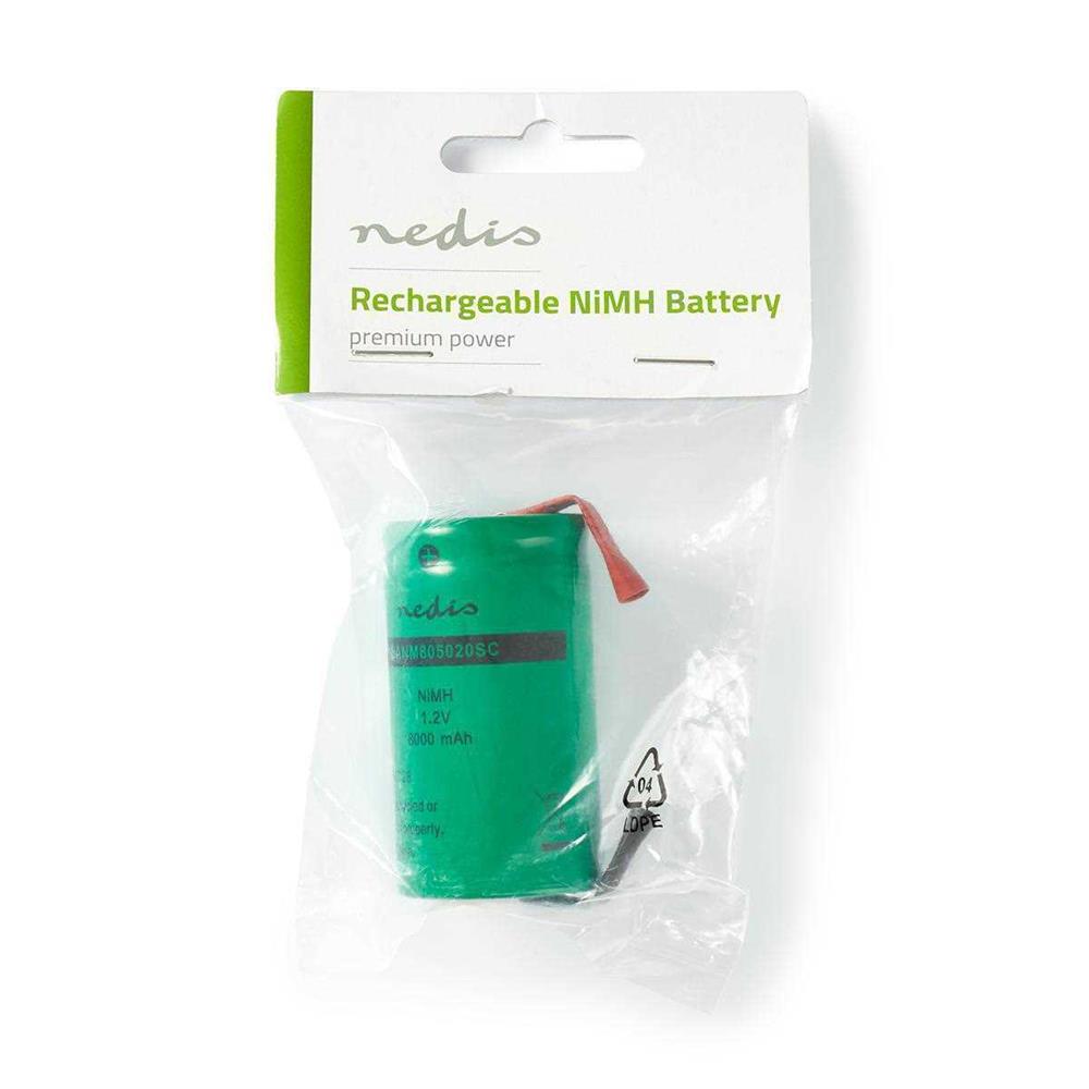 Pack Pilas Recargables Ni-Mh | 1.2 V Dc | Recargable | 8000 Mah | Precargado | 1-Polybag | N/A | Pes