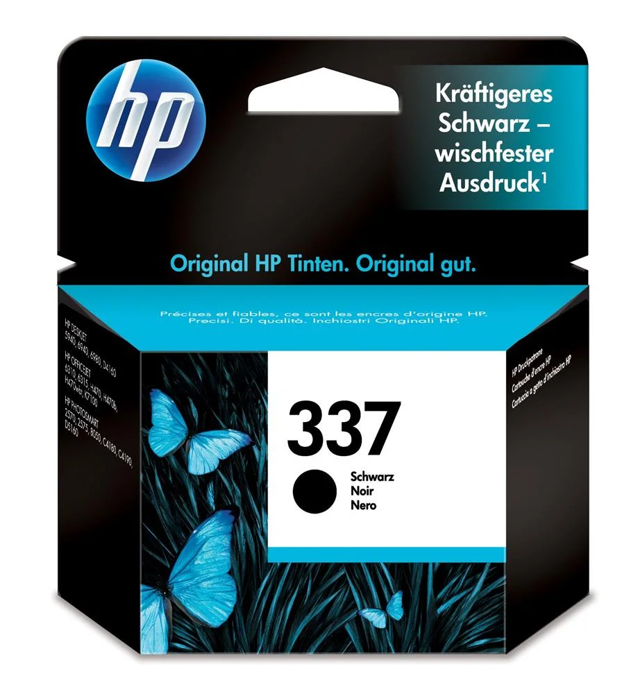 Hp 337, Original, Tinta à Base de Pigmentos, Pret.