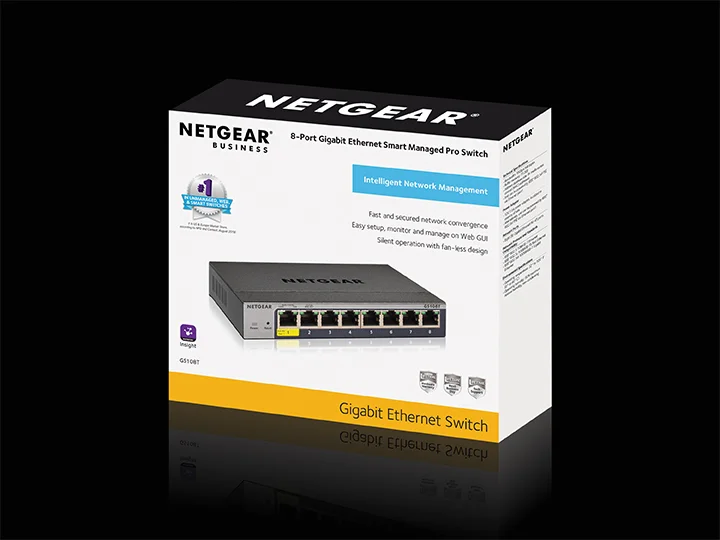 Hub Switch 8 Ptos Netgear Gs108t-300pes