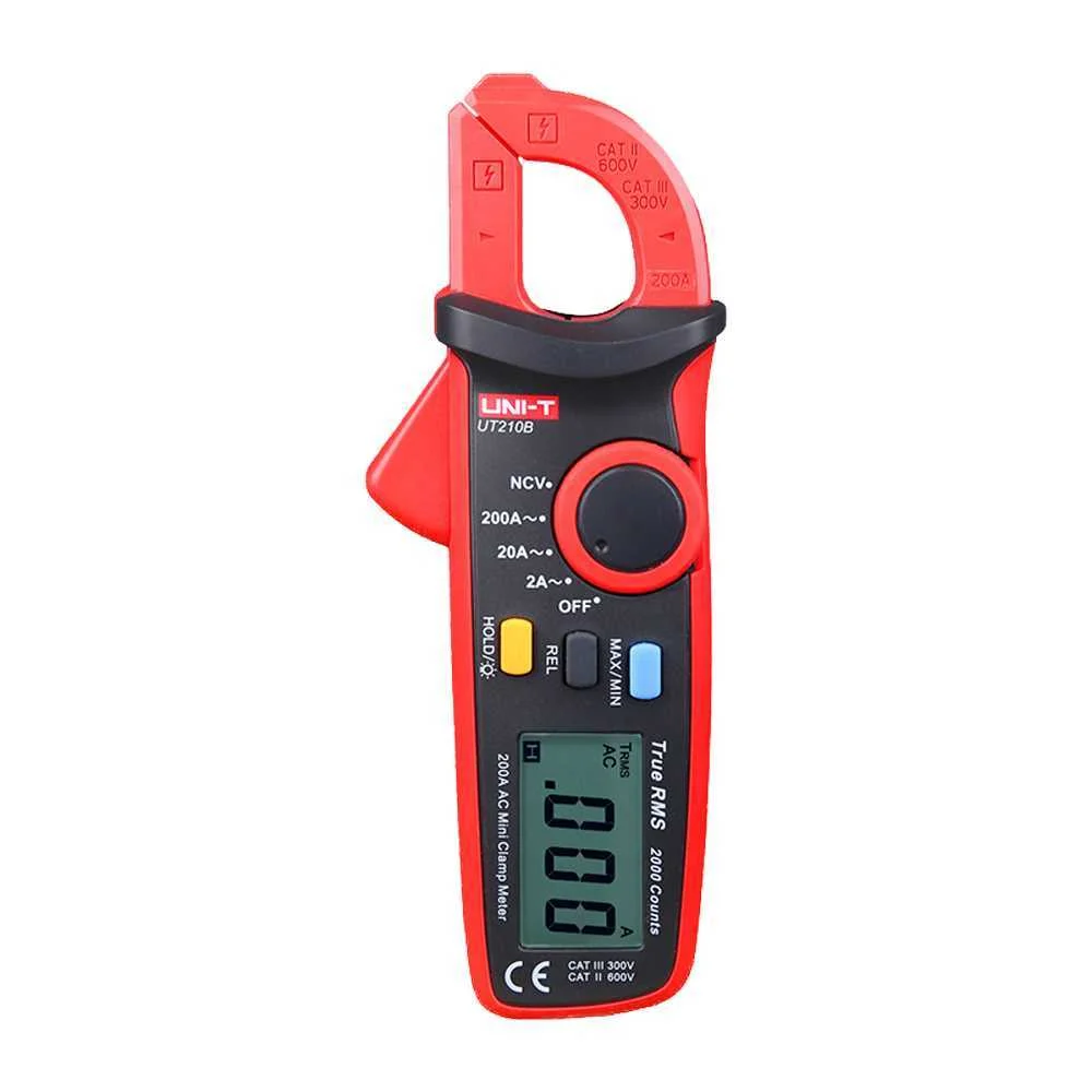Pinza Amperimétrica Digital Ac 200a Rms Verdadero