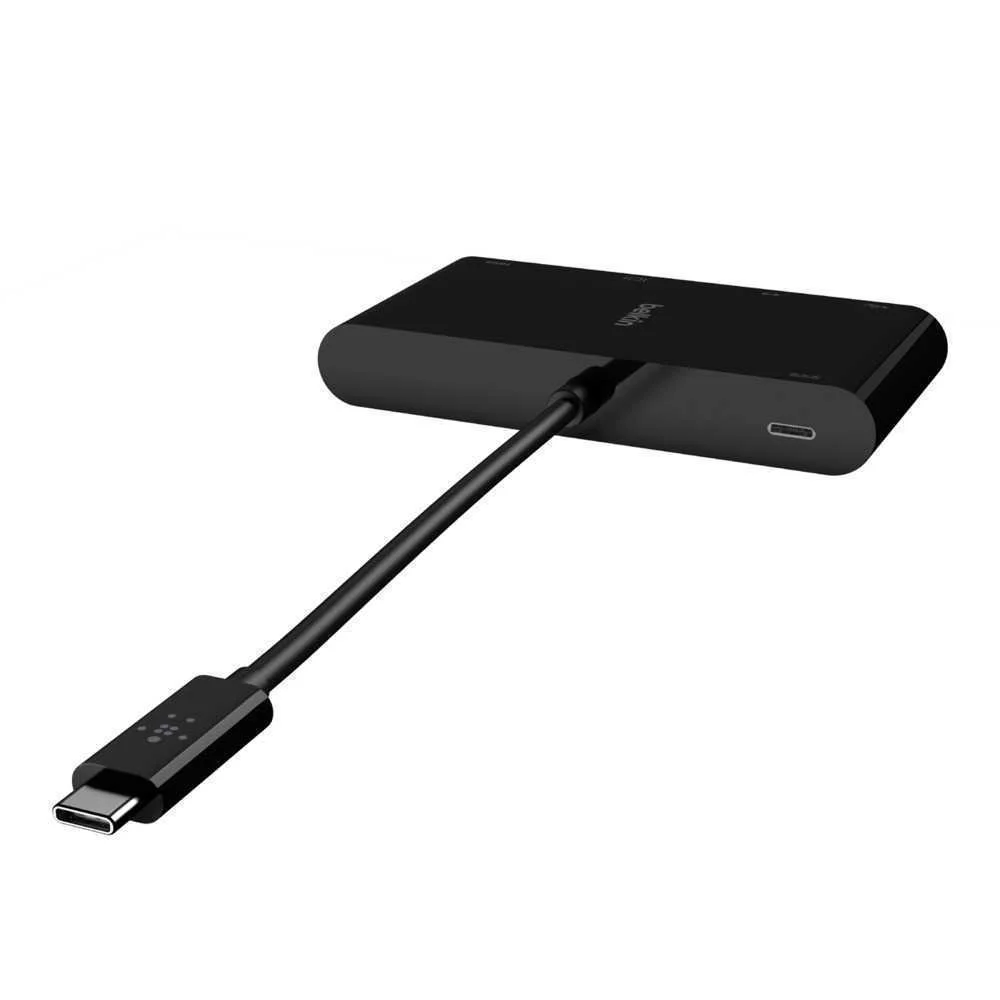 Adaptador Belkin Tipo C a (Gbe, Hdmi, Vga, Usb/ A)