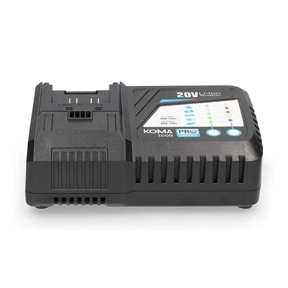 Carregador Rapido Bateria 125w Koma Tools Pro Series Battery