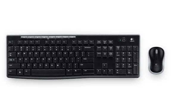 Logitech Mk270 Keyboard-Mouse-Set Us-Int.-Layout 920-004508