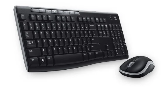 Logitech Mk270 Keyboard-Mouse-Set Us-Int.-Layout 920-004508