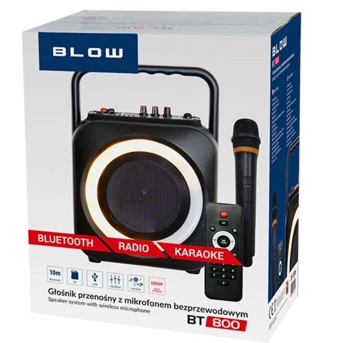 Coluna Bluetooth Blow Bt800 com Microfone