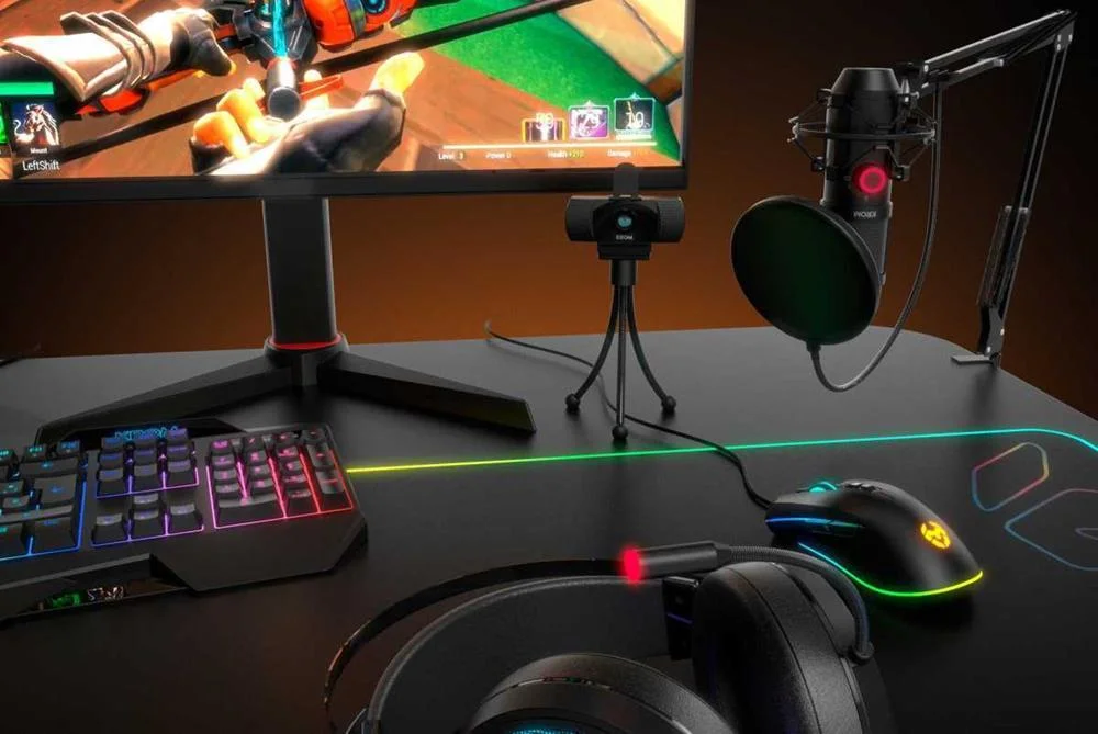 Webcam Nox Krom Kam Fullhd C/ Tripé