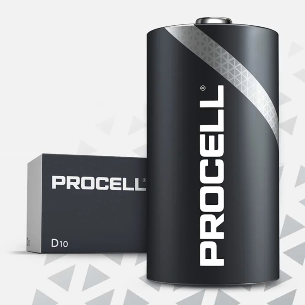 Pila Alcalina Lr20 Duracell Procell 10 Un
