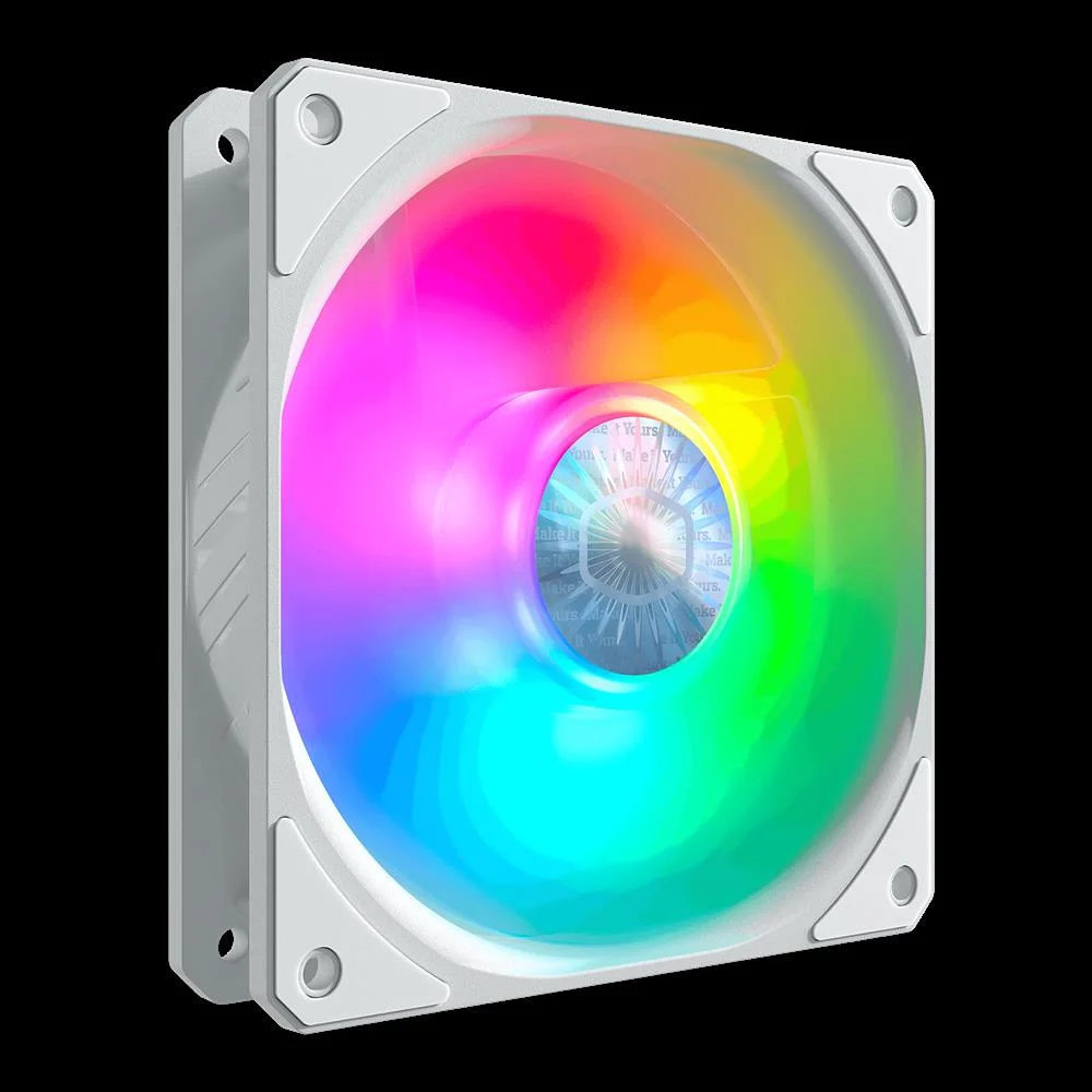 Ventoinha 120mm Master Sickleflow 120 Argb 3in1 1800rpm 4 Pinos Pwm Edição Branco - Cooler Master