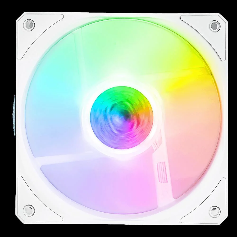 Ventoinha 120mm Master Sickleflow 120 Argb 3in1 1800rpm 4 Pinos Pwm Edição Branco - Cooler Master