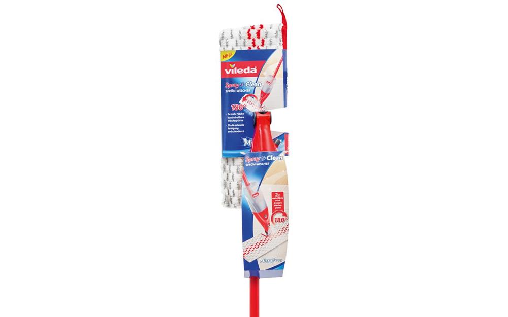 Vileda 152921 Mop Dry&Wet Red White