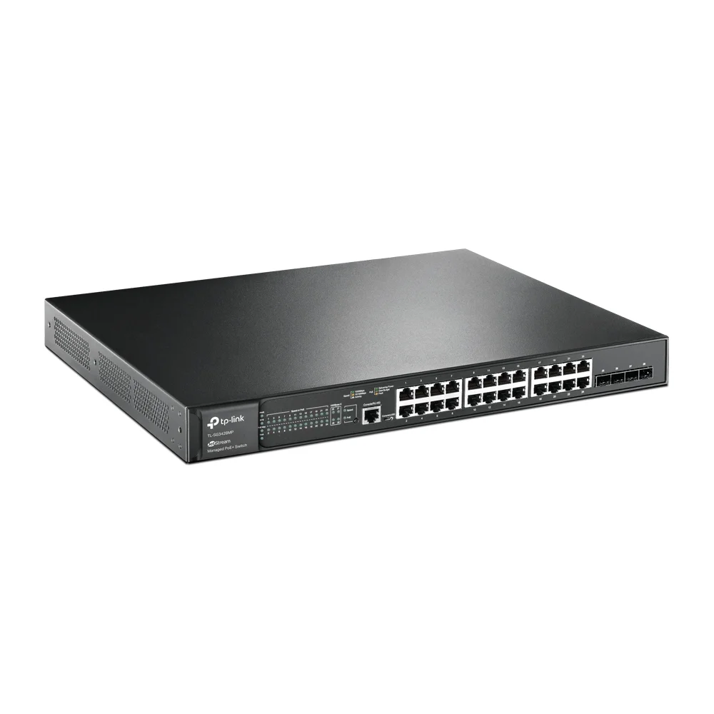 Switch 24p 1gbps+4sfp (Combo) Tp-Link Tl-Sg3248mp 24poe+