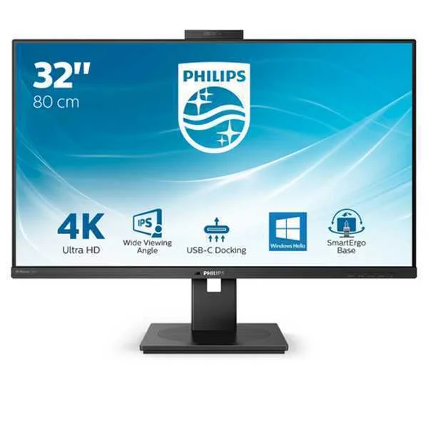 Monitor P Line LED 31.5" 329p1h/00 4k Ultra Hd Preto - Philips