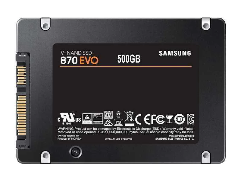 Samsung 870 Evo 2.5  500 Gb Serial Ata Iii V-Nand