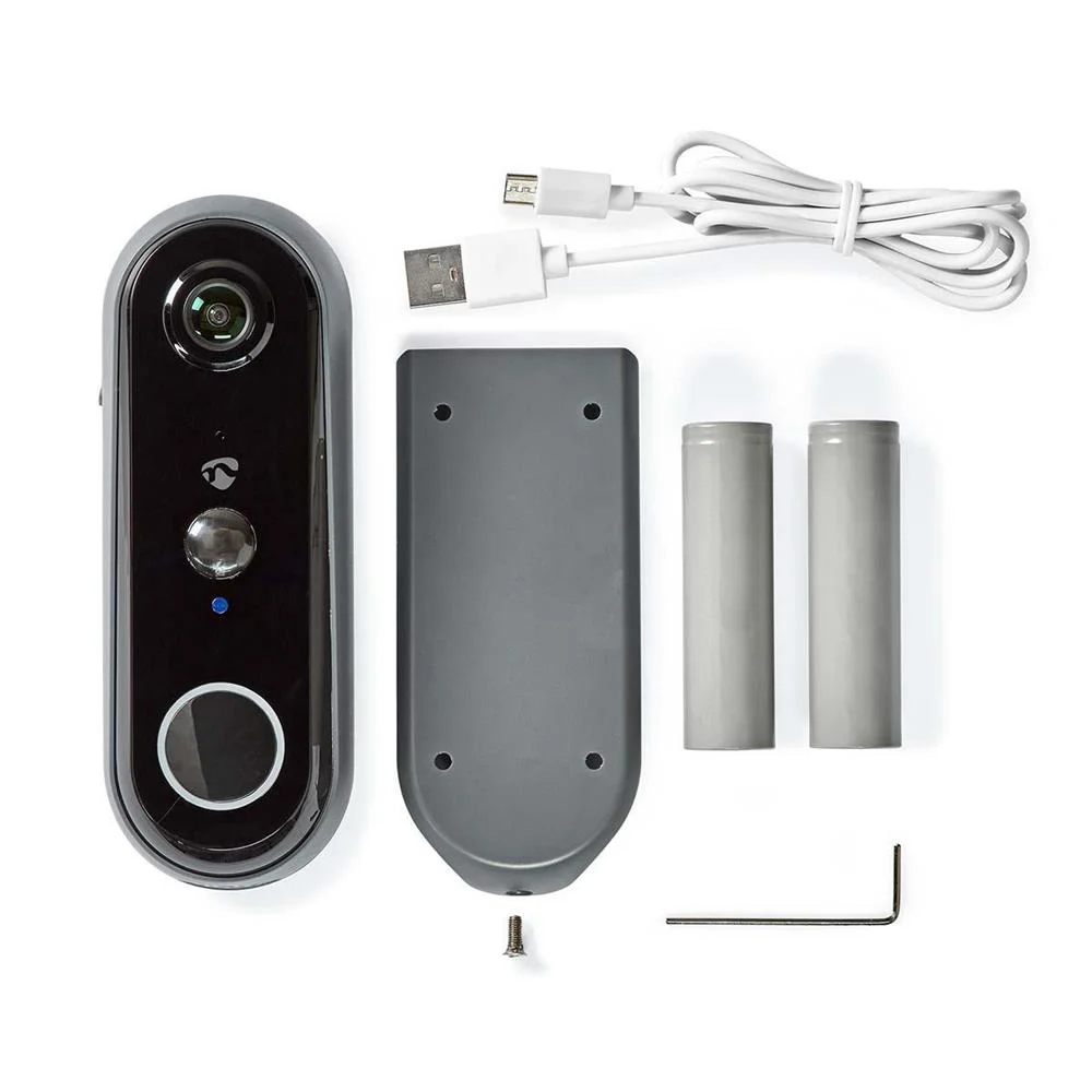 Vídeo Porteiro Inteligente Nedis Smartlife Hd 1080p