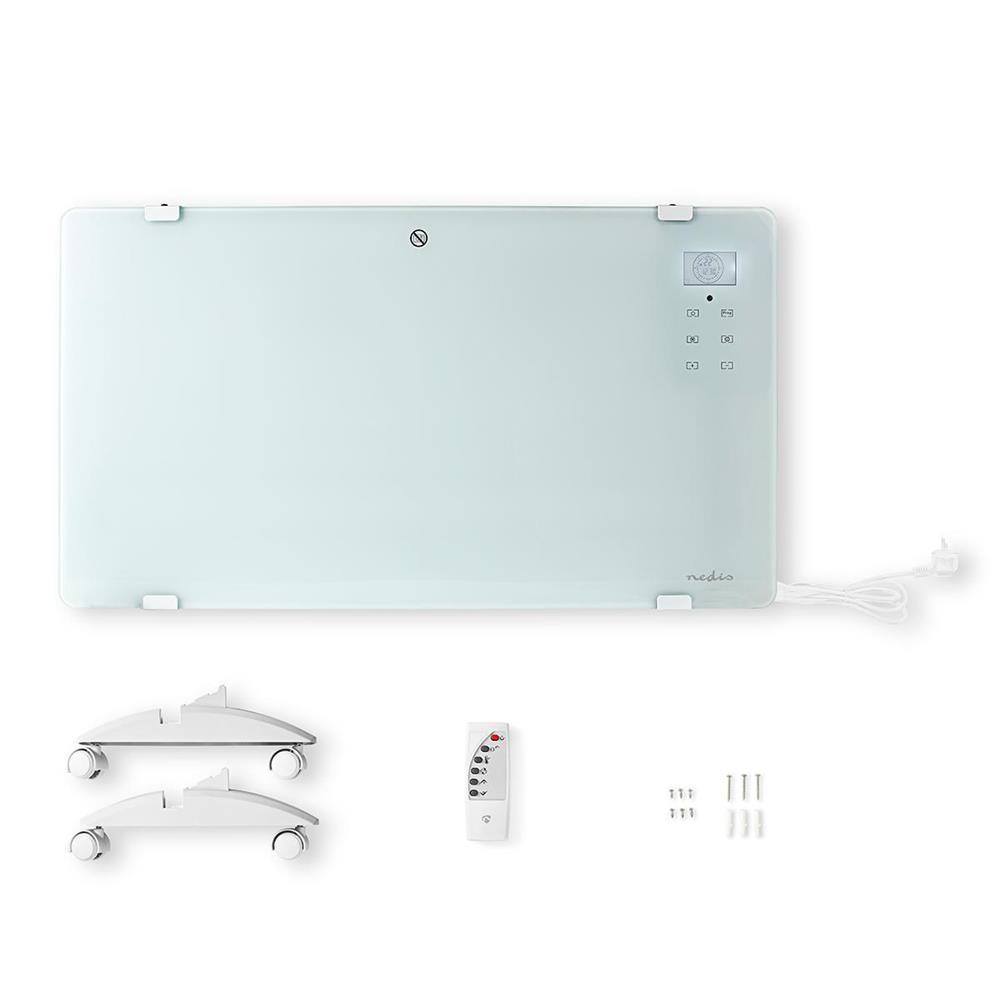 Aquecedor Wi-Fi 2000W Vidro (Branco) - NEDIS