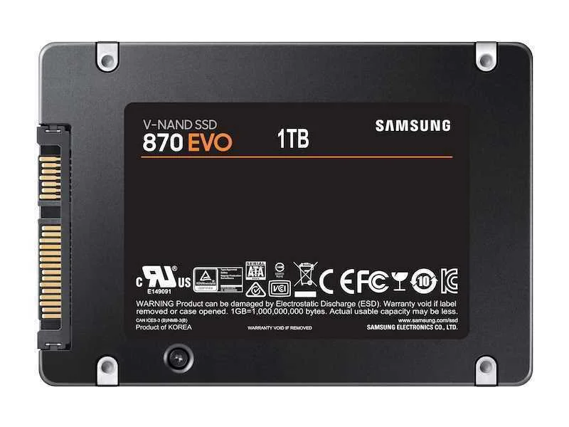 Disco SSD 2.5p Samsung 870 Evo 1tb Sata3 560/530mbps