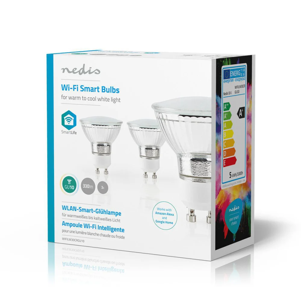 Smartlife LED Bulb | Wi-Fi | Gu10 | 400 Lm | 5 W .