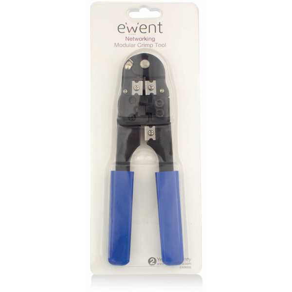 Alicate de Cravar RJ45 (Preto/Azul) - EWENT