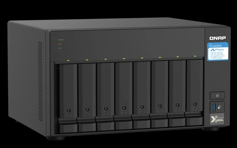 Qnap Nas Ts-832px-4g 8bay Desktop