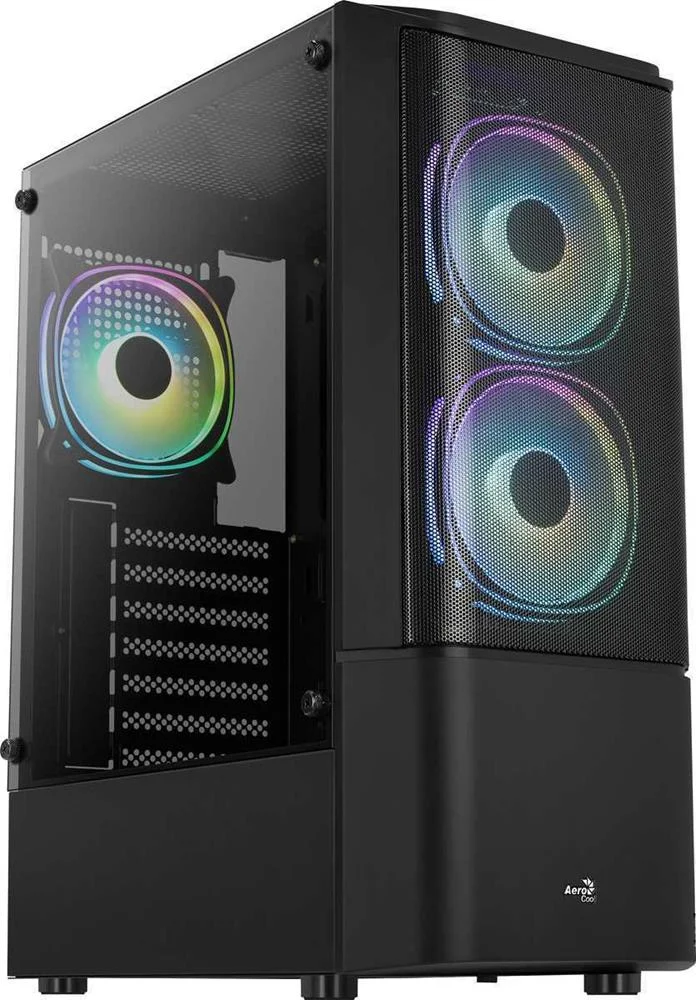 Aerocool Geh Midi Quantum Mesh V3 Black Microatx/Atx/Miniitx
