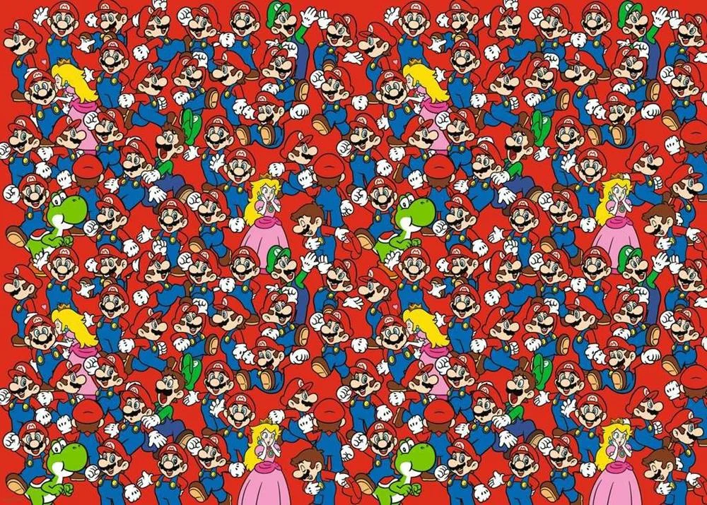 Puzzle Challenge Super Mario Nintendo 1000pzs
