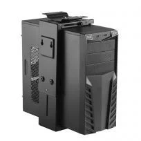 Suporte Computador P/ Secretaria/ Parede Preto