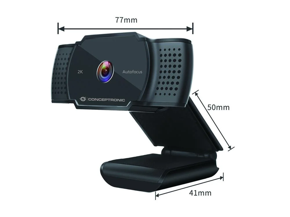 Conceptronic Webcam Amdis 02b 2k Super Hd Autofoc.