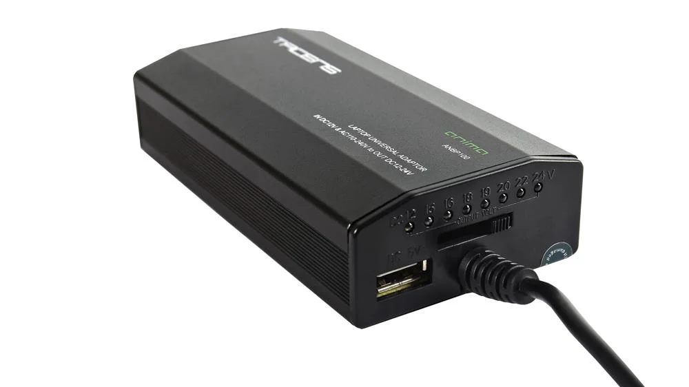 Carregador Tacens Anima Anbp100 Notebook Adaptor 100w 8tip Aluminium Compact Design