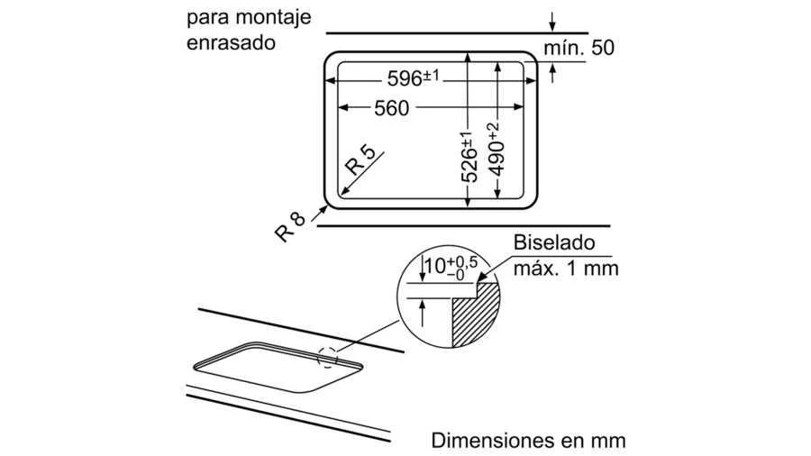 Placa Gas Balay 3etg-663hn Cri.60c