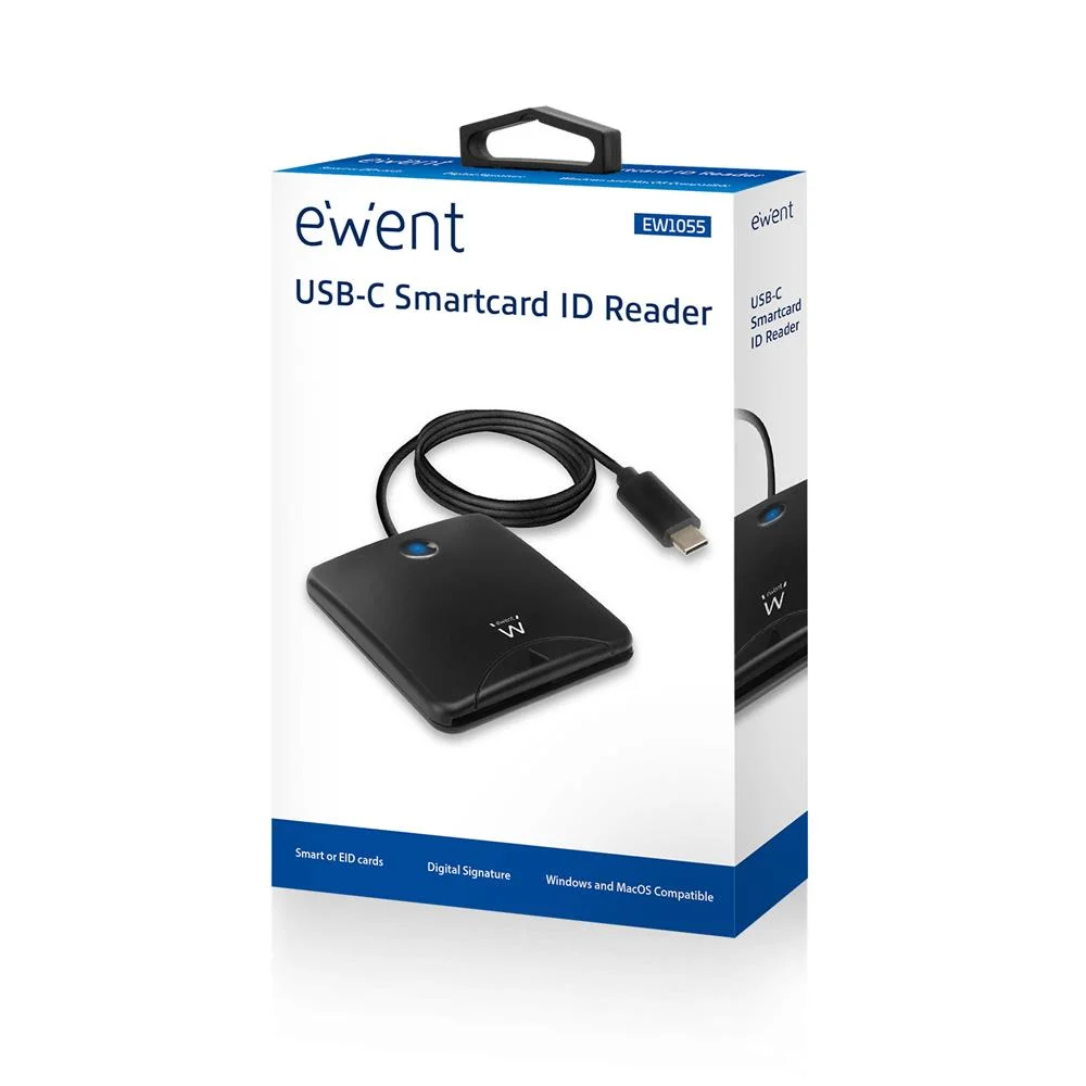 Ewent - Usb Type C Smart Card Eid Reader
